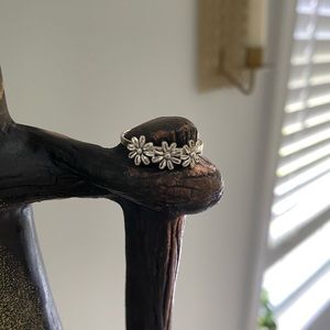 Sterling Silver flower ring